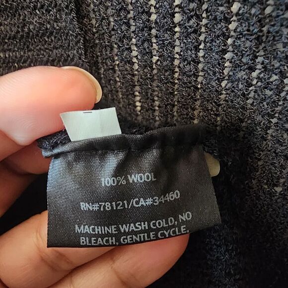 Eileen Fisher Open Front Knit Cardigan Size 1X Feminine Long Sleeve Stretch - Picture 6 of 7